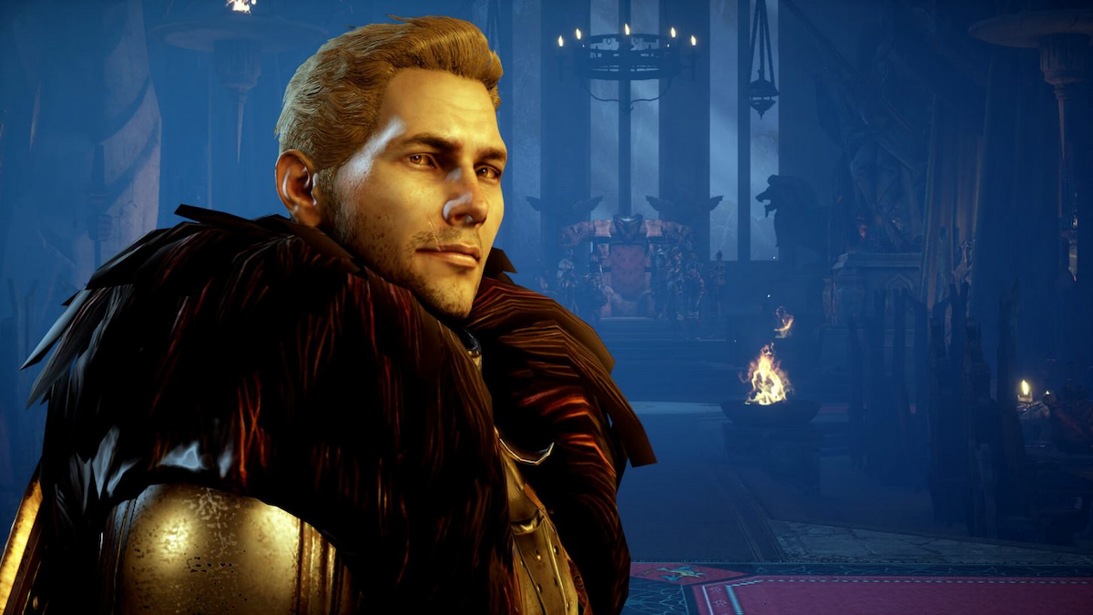 Cullen from Dragon Age Inquisition posing