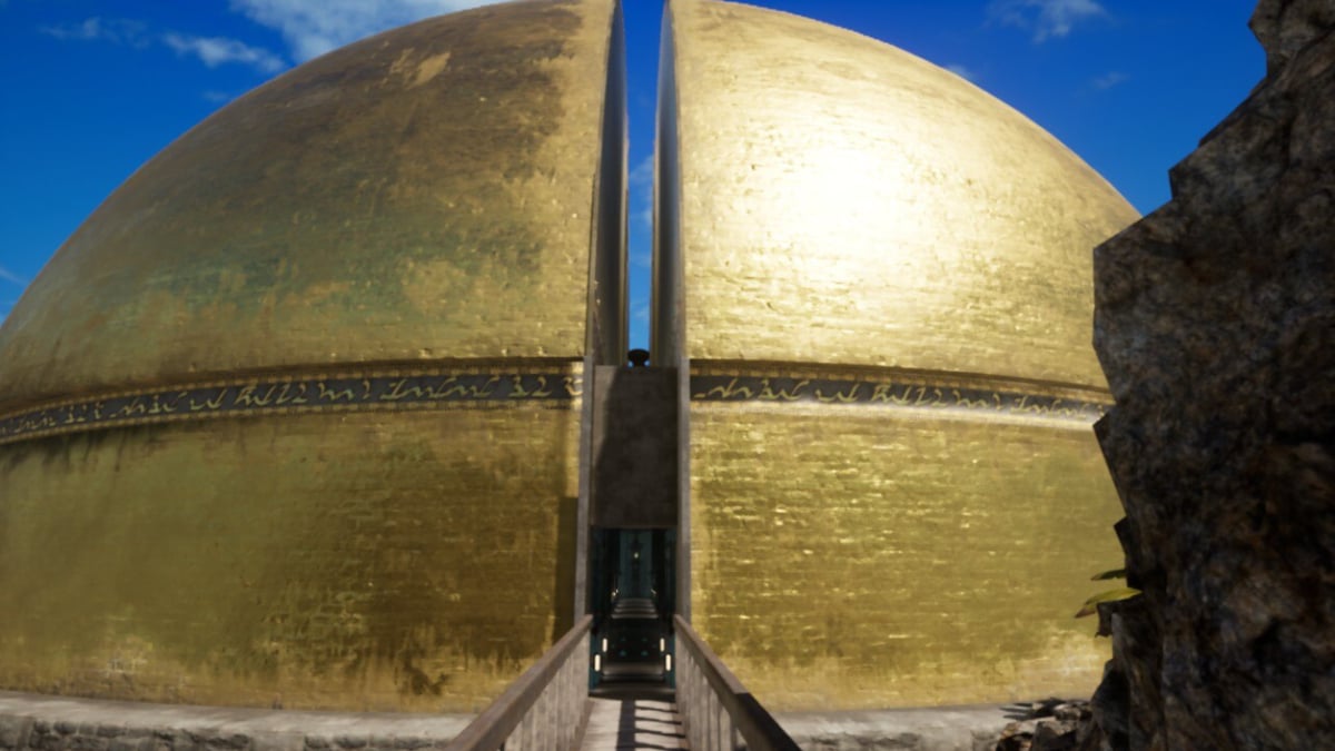 Entrance to the Great Gold Dome in Riven