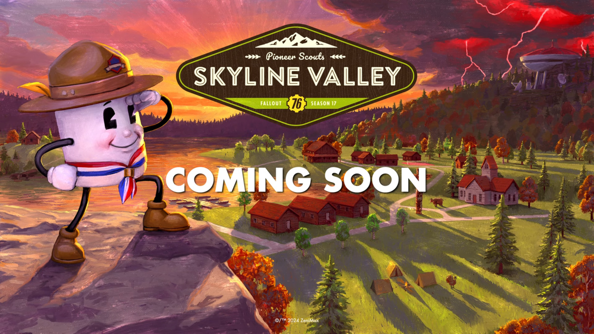 Trailer for Fallout 76 Season 17 Pioneer Scouts Skyline Valley expansion