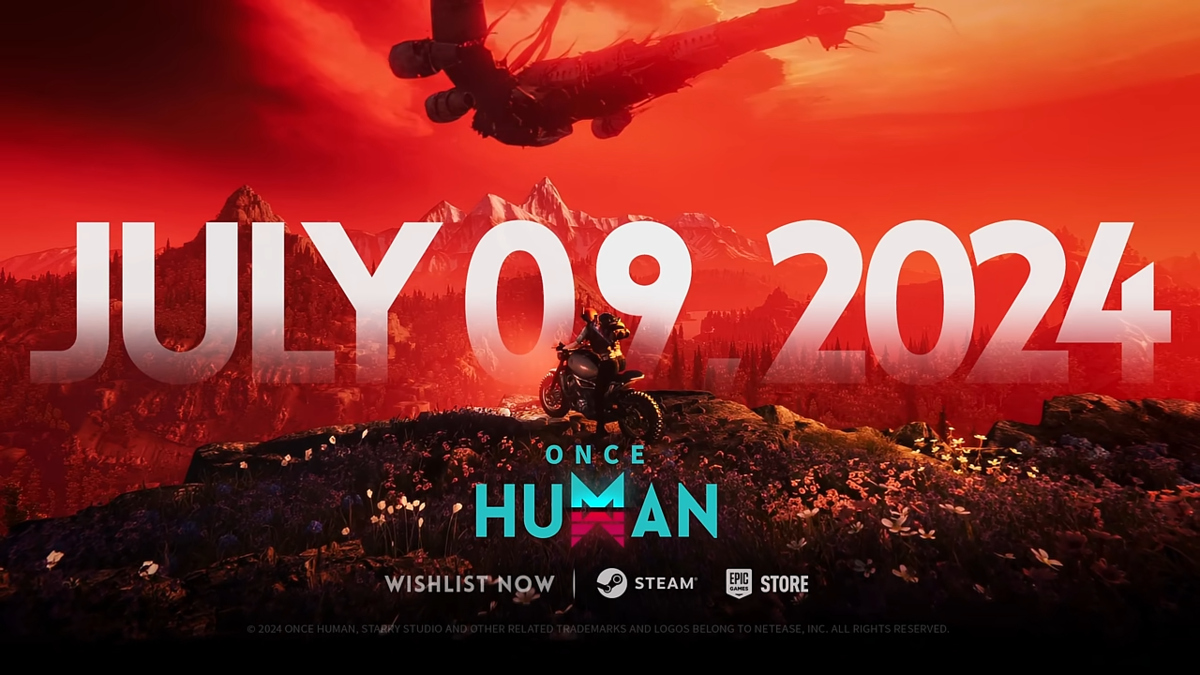 Release date image pulled from the official trailer for Once Human