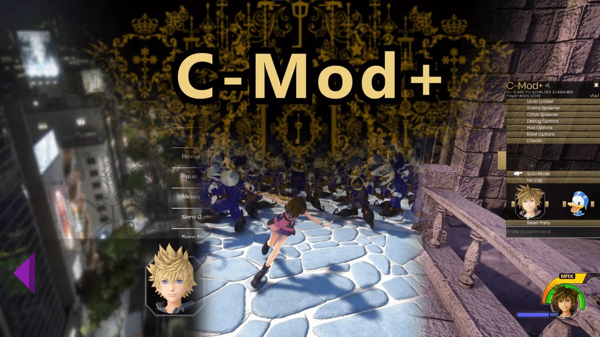C-Mod-Menü für Kingdom Hearts Integrum Masterpiece