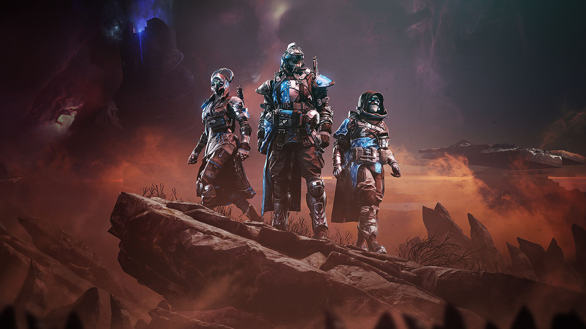 Three Guardians wearing Pale Heart gear in Destiny 2: The Final Shape