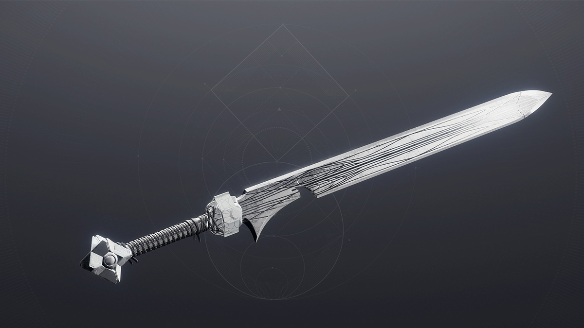 The Ergo Sum Exotic Sword from Destiny 2: The Final Shape