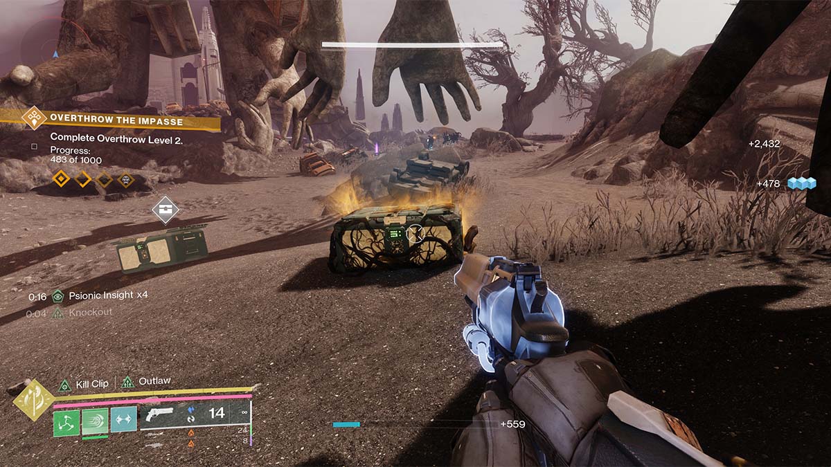 Как найти задания в оскверненном сундуке Overthrow в Destiny 2