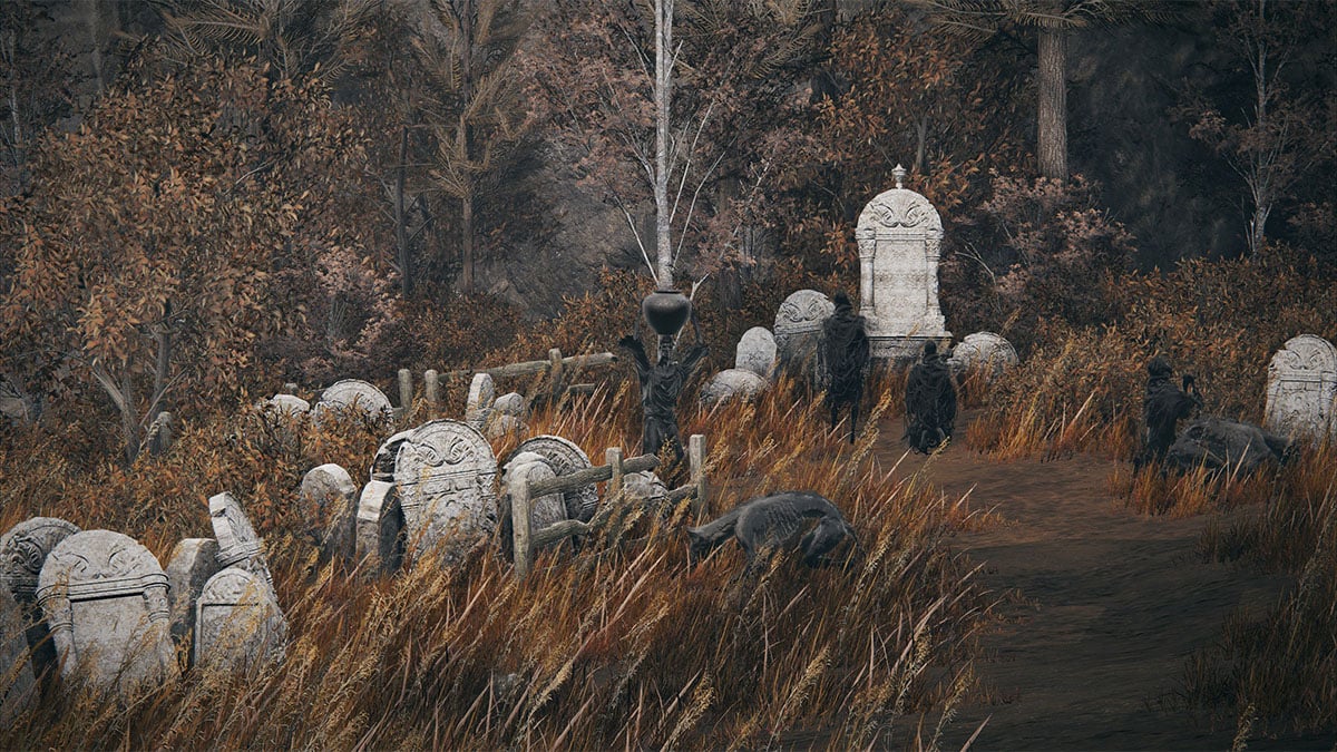 エルデンリングの東の墓地平原の壺の幽霊、エルドツリーの影