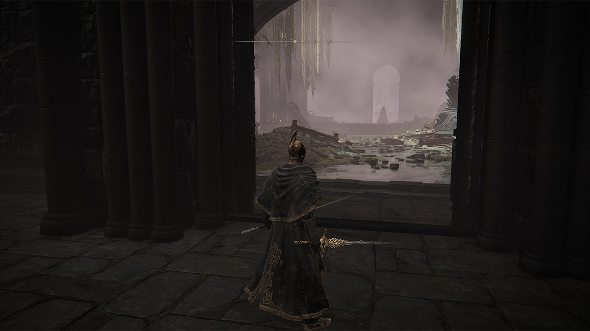 The first part of the path leading to the Scadutree Avatar in Elden Ring Shadow of the Erdtree