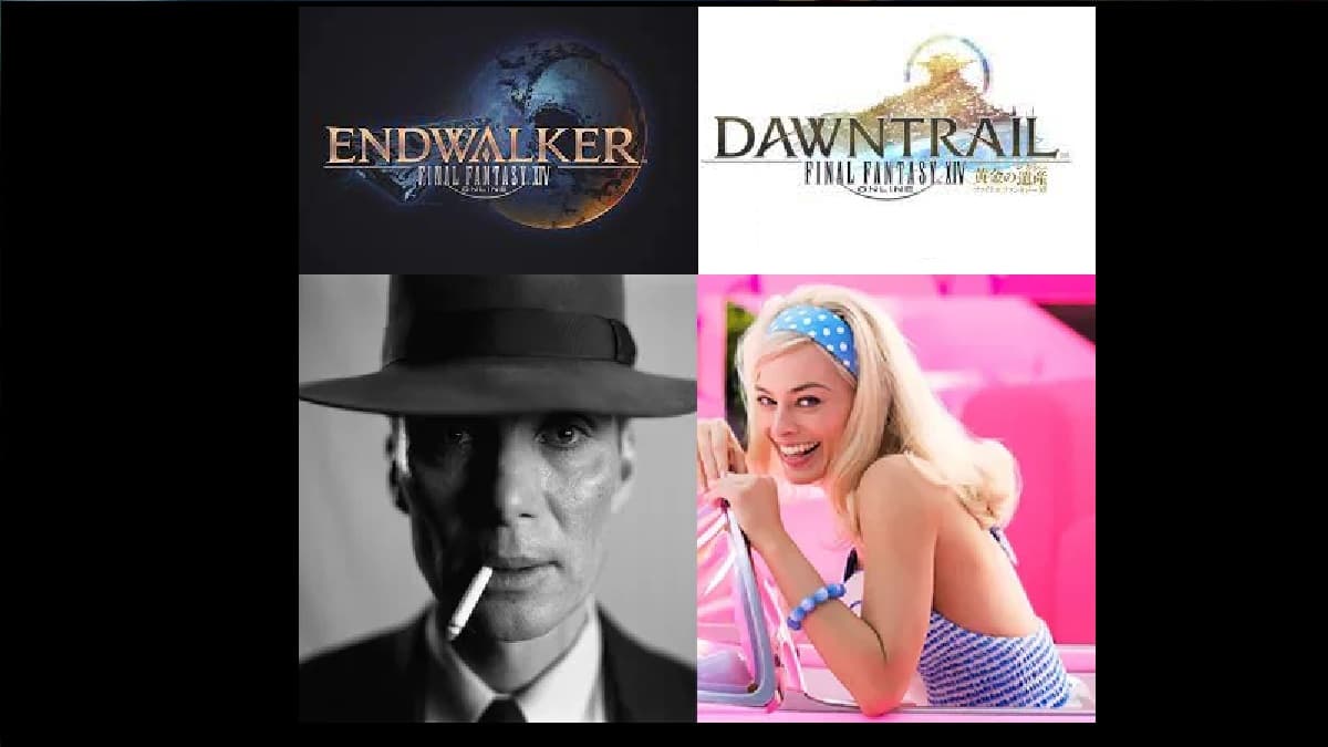 Barbie and Oppenheimer comparison with FFXIV Dawntrail and Endwalker