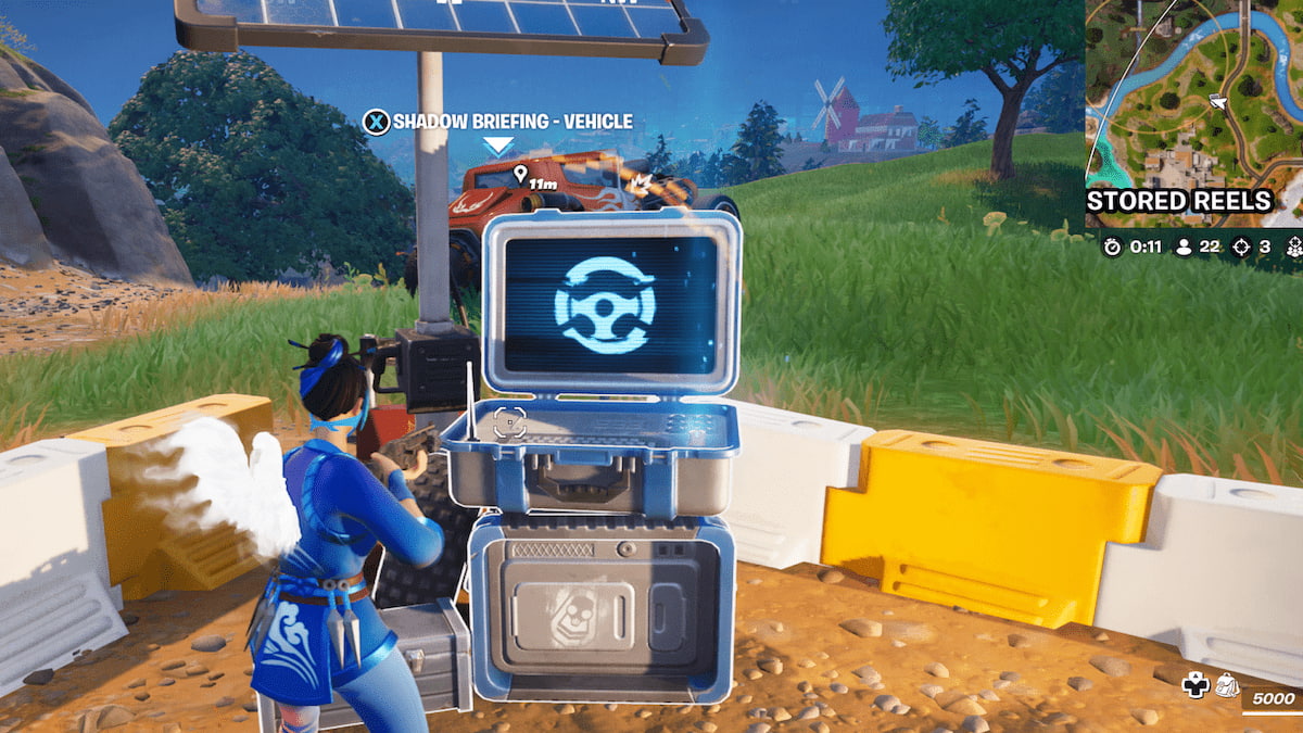 Fortnite Shadow Vehicle Briefing job board