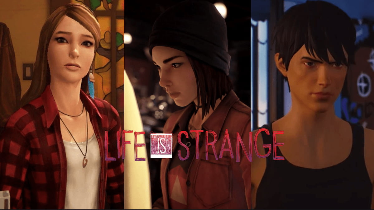 Collage of Rachel, Steph, and grown Daniel from Life Is Strange