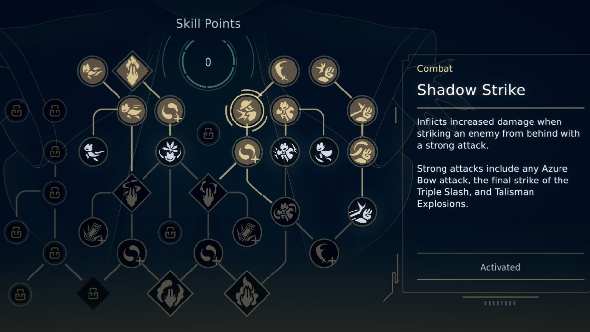 The Shadow Strike skill from Nine Sols.