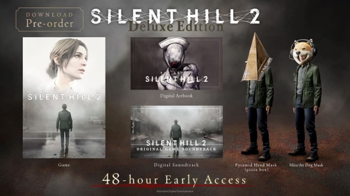 Silent Hill 2 Deluxe edition pre-order bonuses