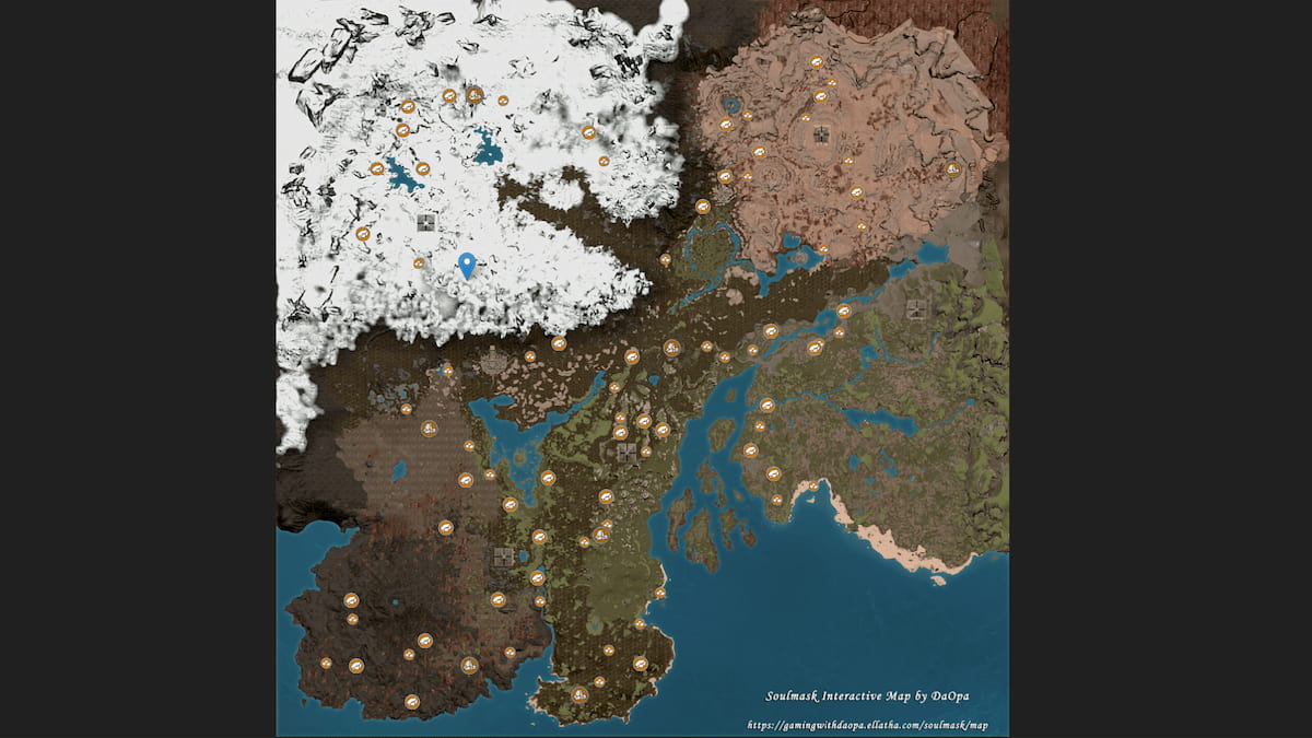 Soulmask all mining pit locations on map