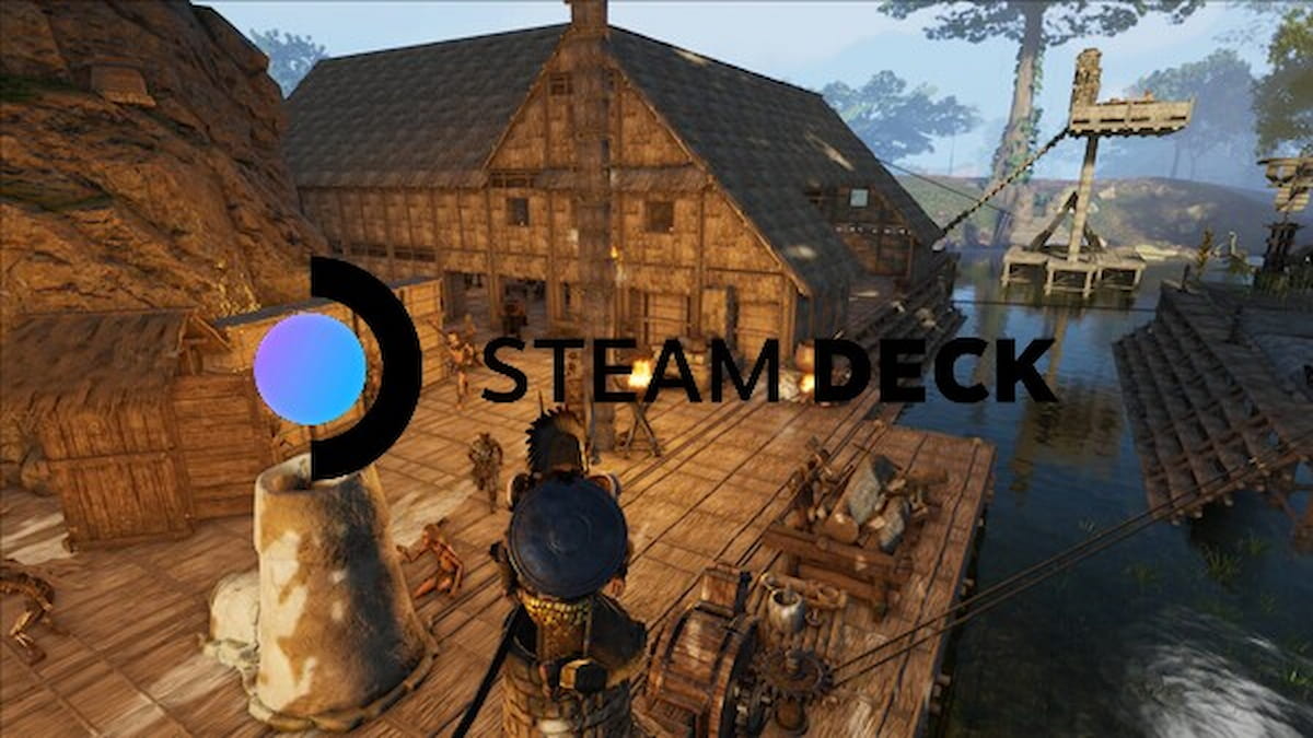 Soulmask cover with Steam Deck logo