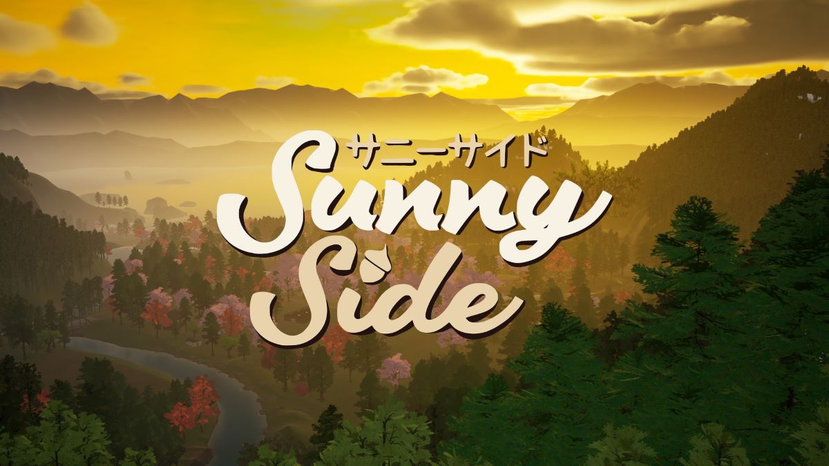 The SunnySide logo appears against a sunset