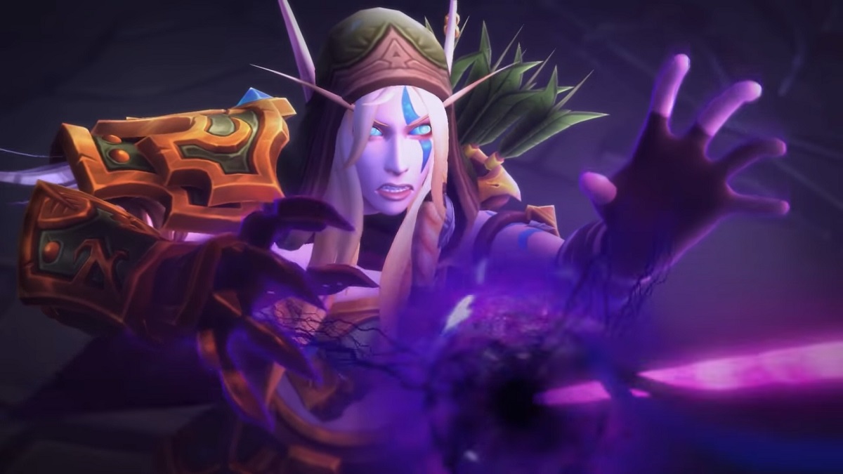 World of Warcraft Alleria in the Seat of the Triumvirate cutscene