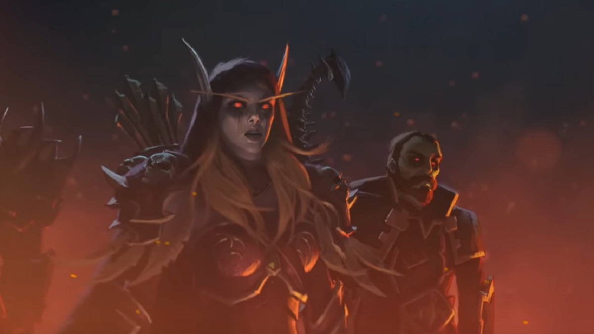 World of Warcraft Sylvanas and Nathanos in Warbringers
