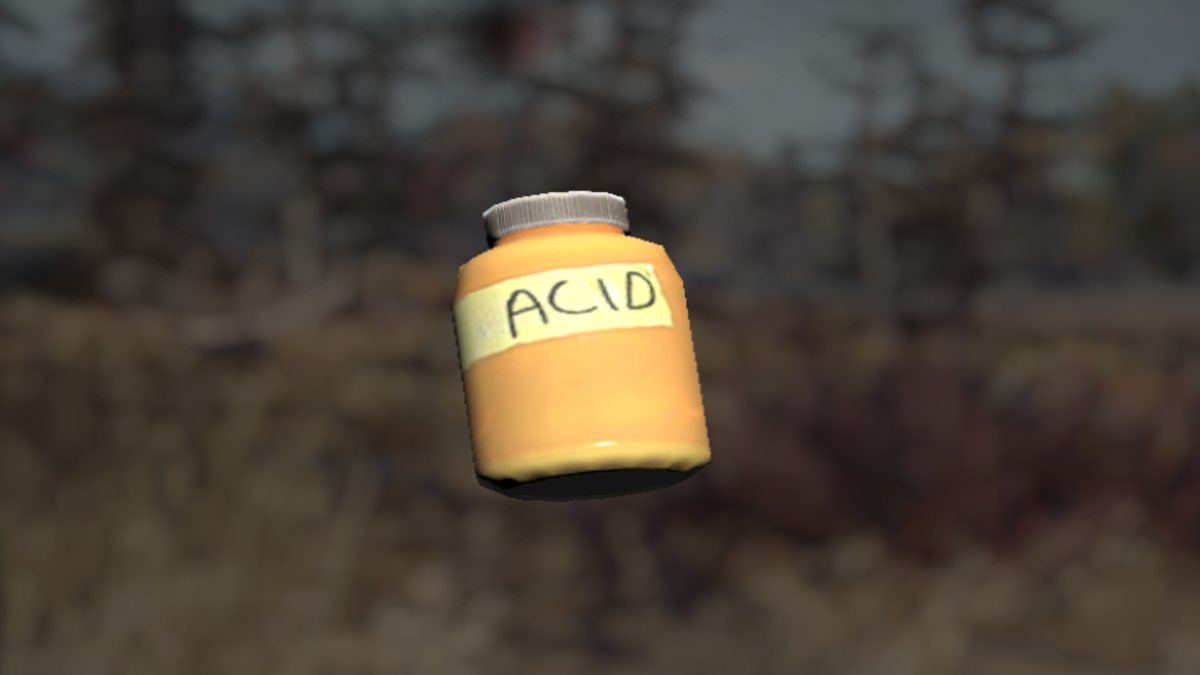 Inspecting Acid in Fallout 76