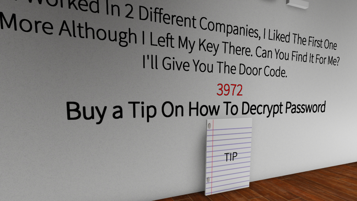 decrypting the office room password