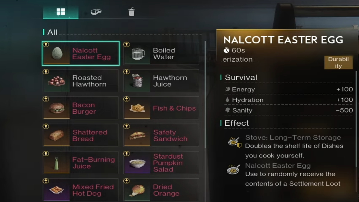 Crafting a Nalcott Easter Egg in Once Human