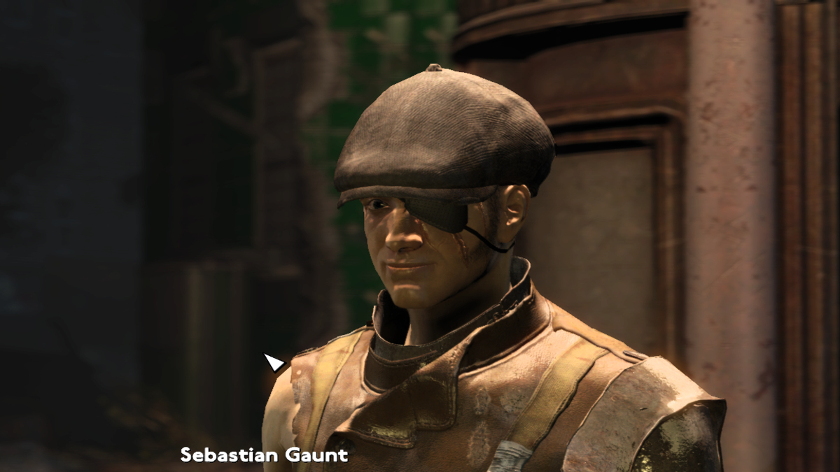 Recruiting Sebastian Gaunt in Fallout London.