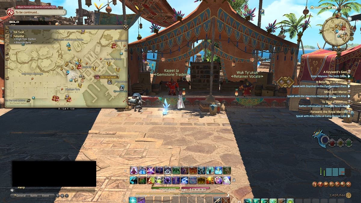 FFXIV Tuliyolall gemstone trader