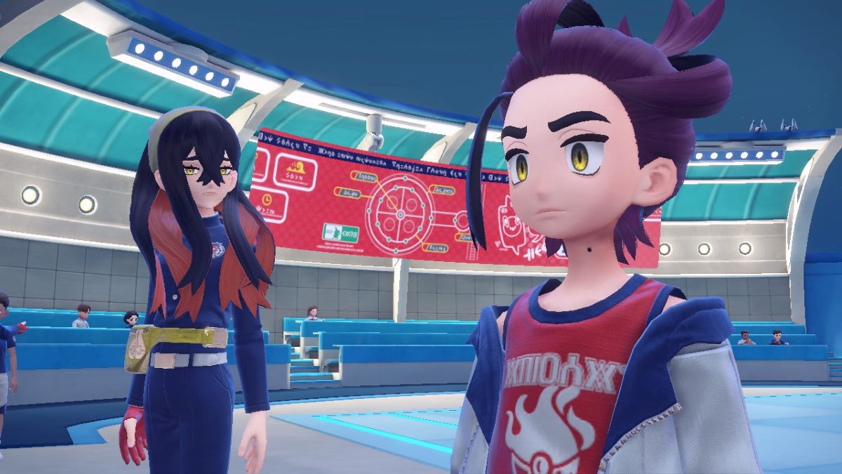 Kieran and Carmine in Pokemon Scarlet & Violet: Indigo Disk DLC