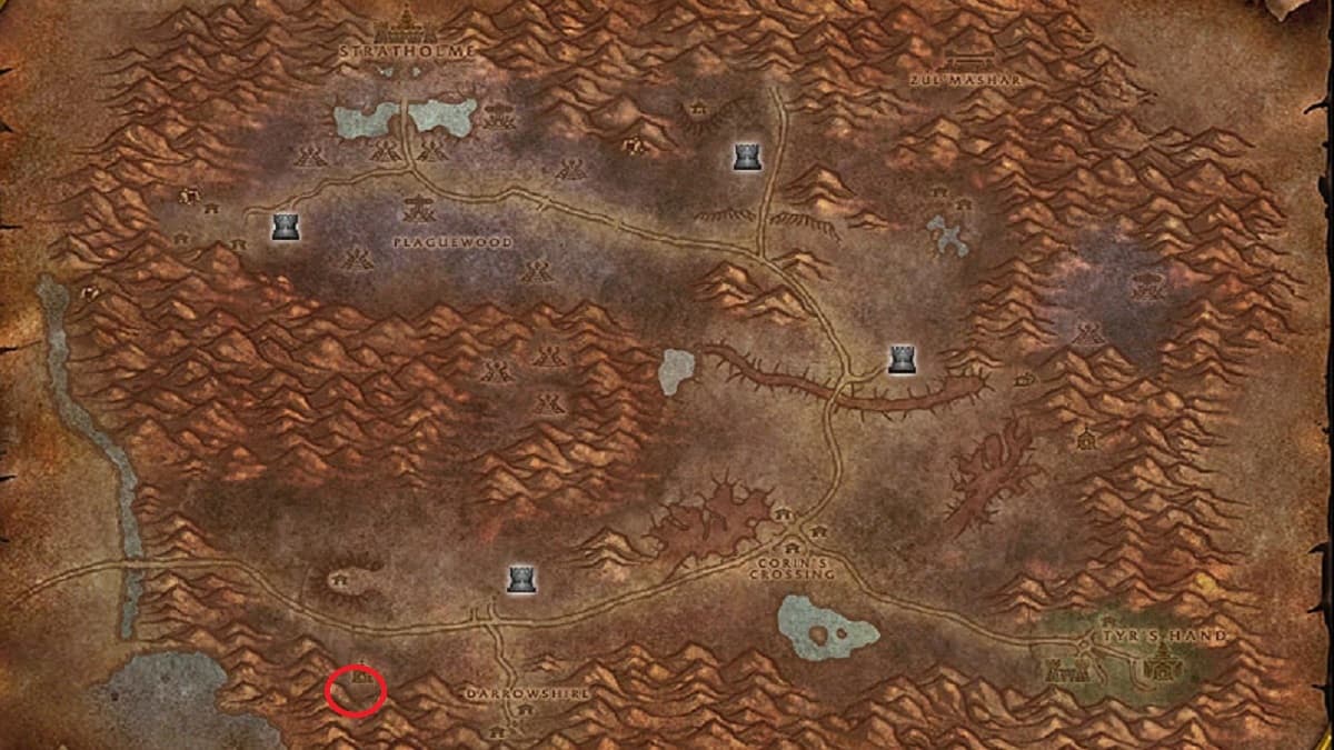 WoW SoD Paladin Phase 4 Rune Orthas start and end map location