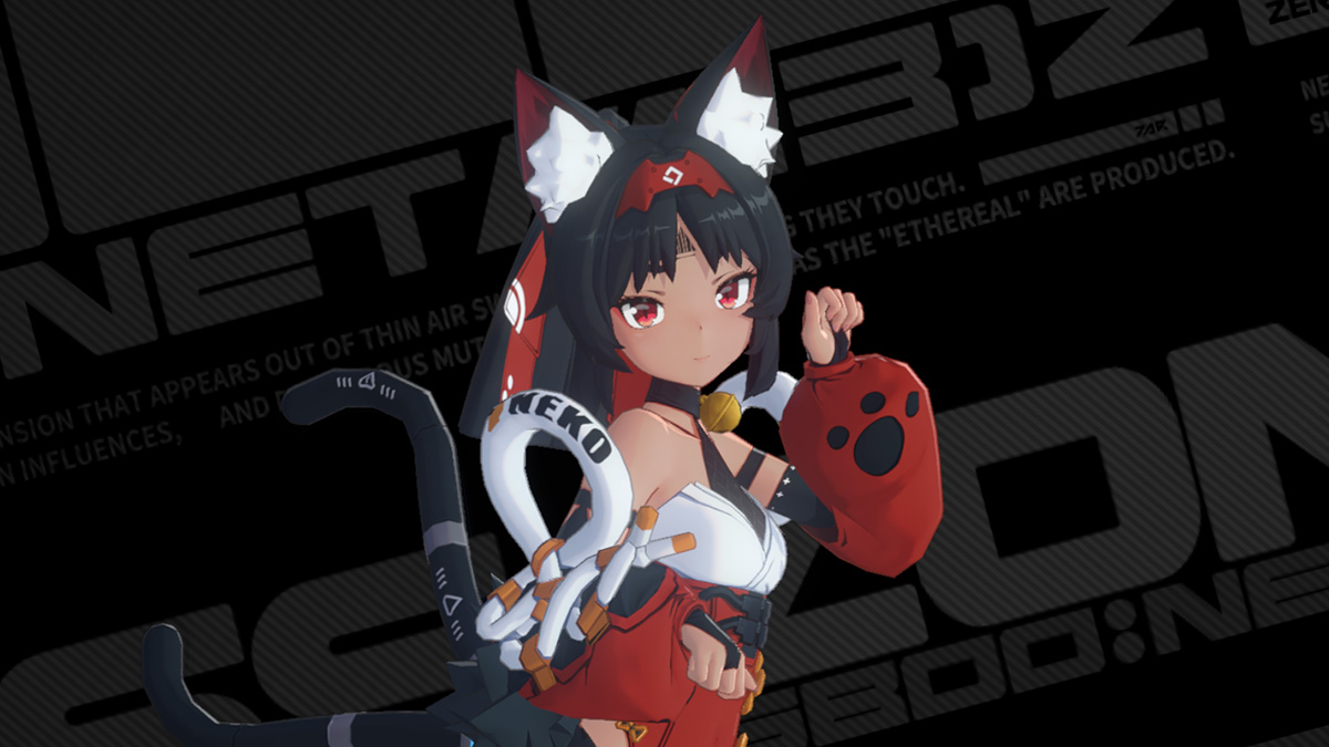 The Nekomata character screen in Zenless Zone Zero