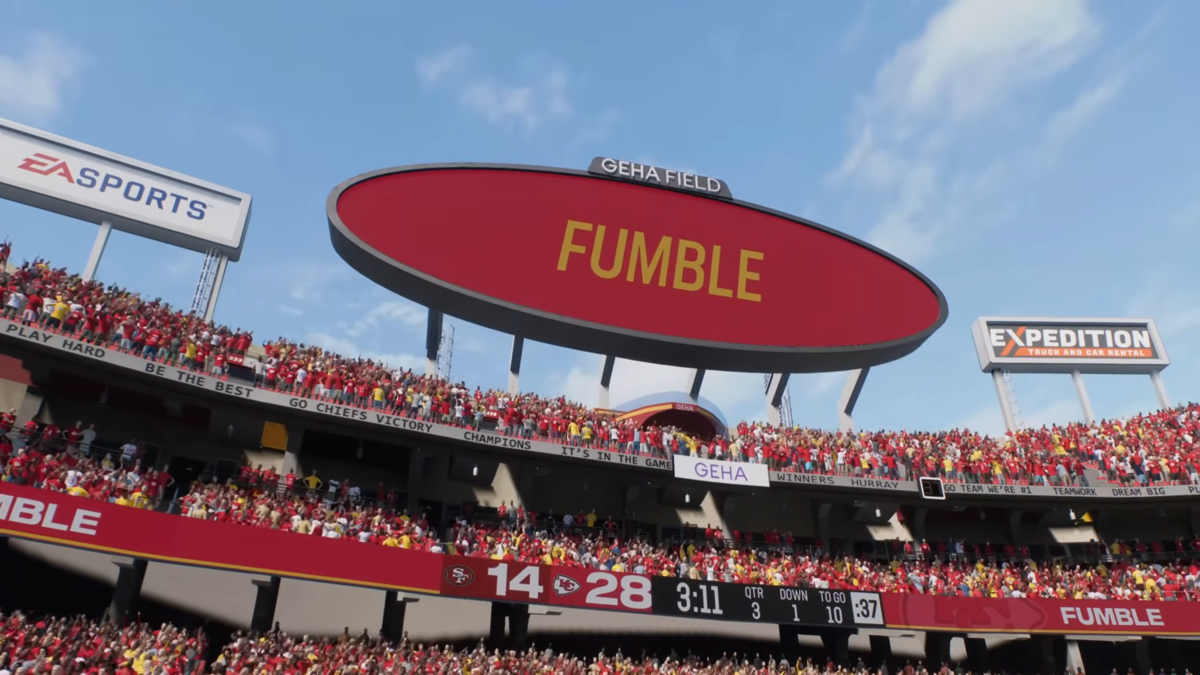 Fumble in Madden 25