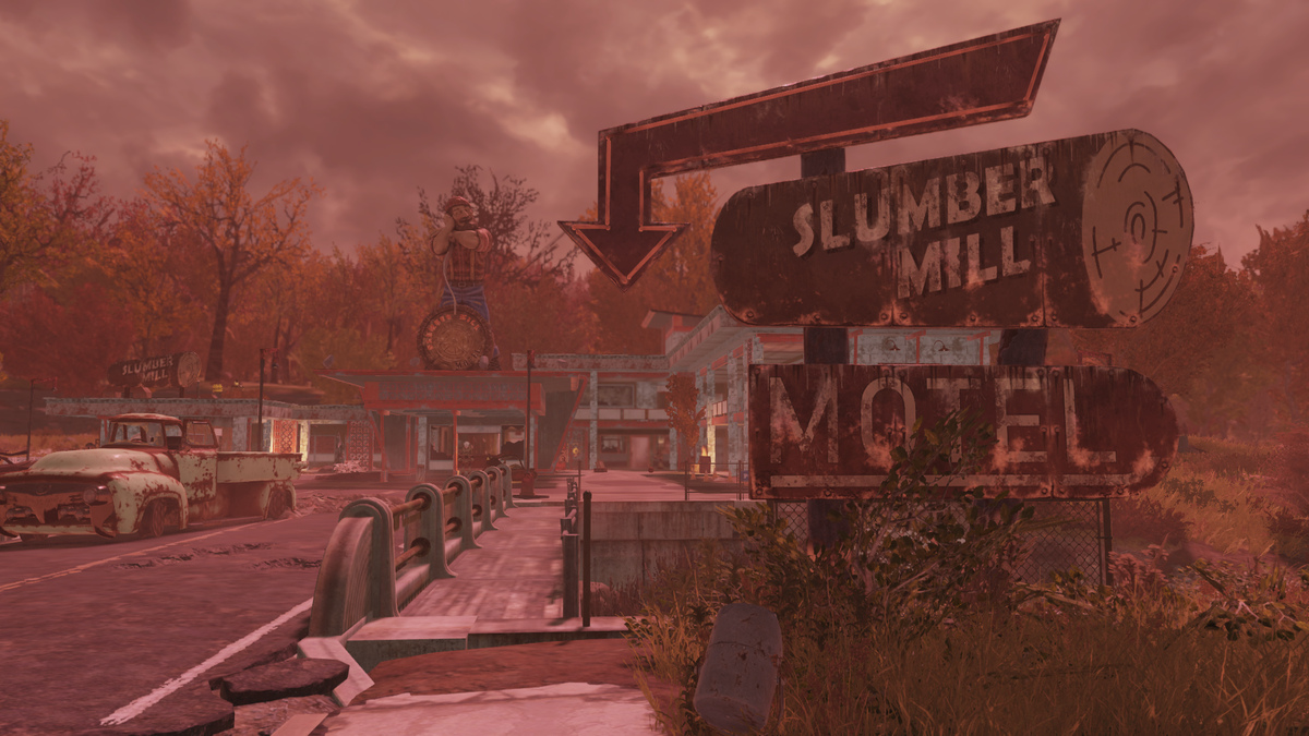 The Slumber Mill Motel in Fallout 76.