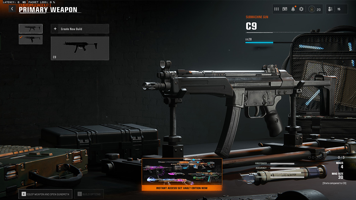 The C9 SMG in Call of Duty: Black Ops 6