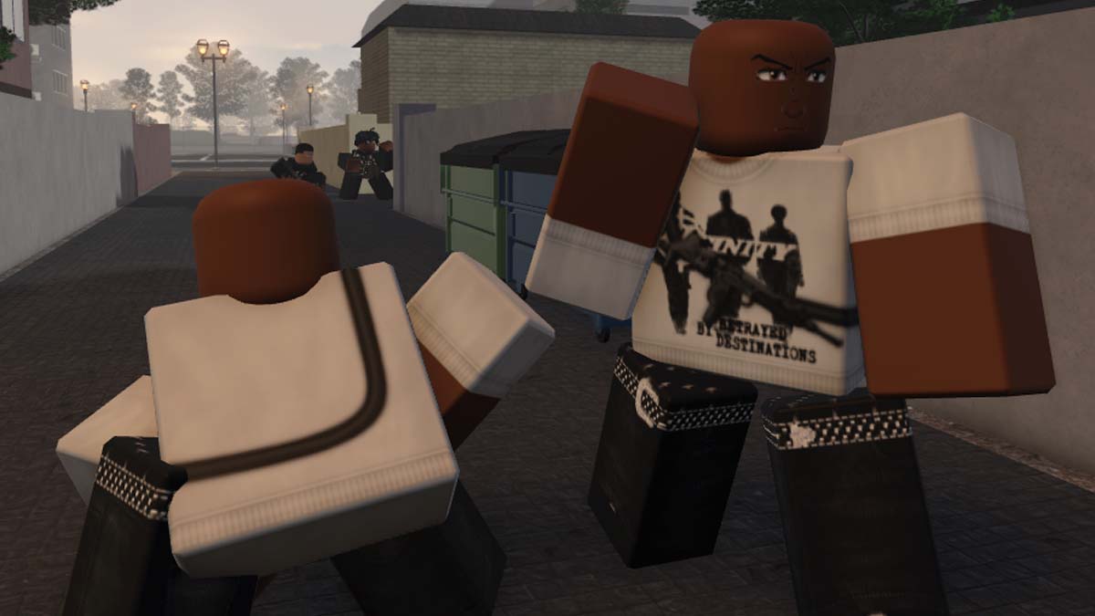 Gang of thugs in Roblox Kengan