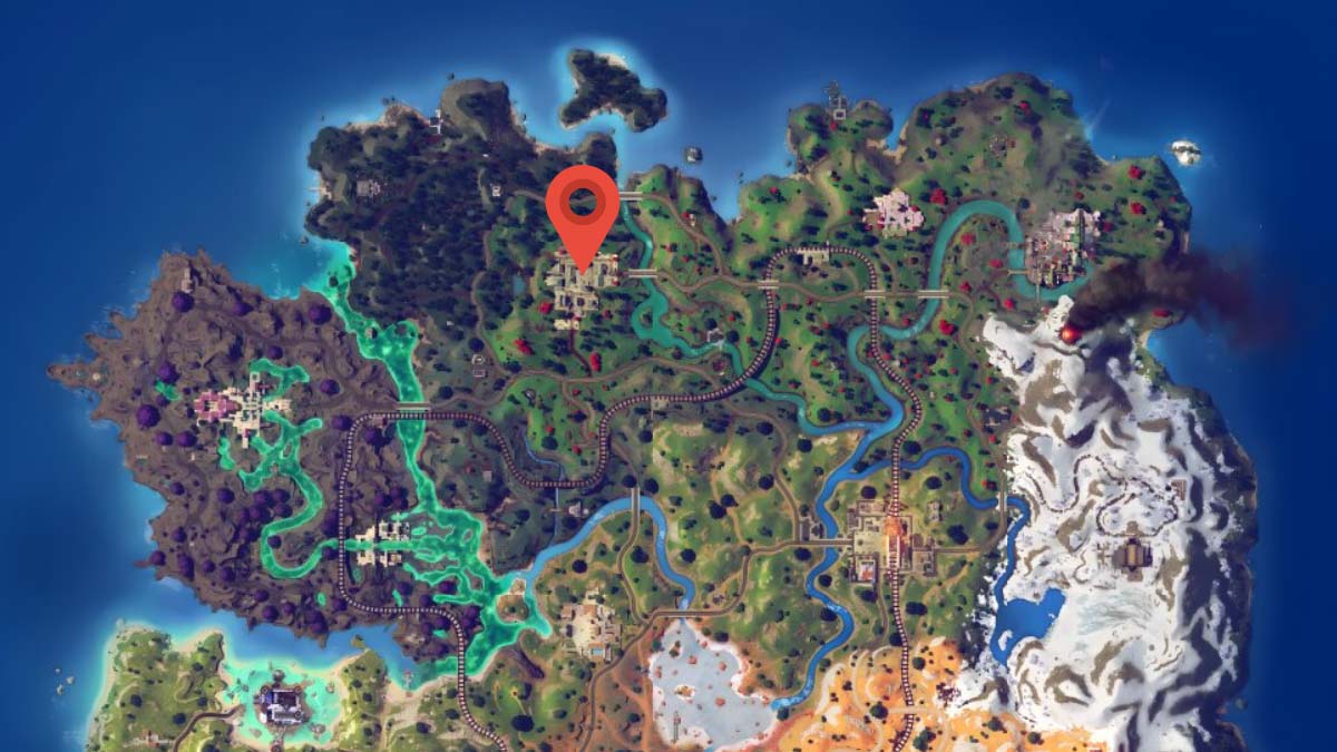 Emma Frost's Stealth Medallion location in Fortnite Chapter 5 Season 4