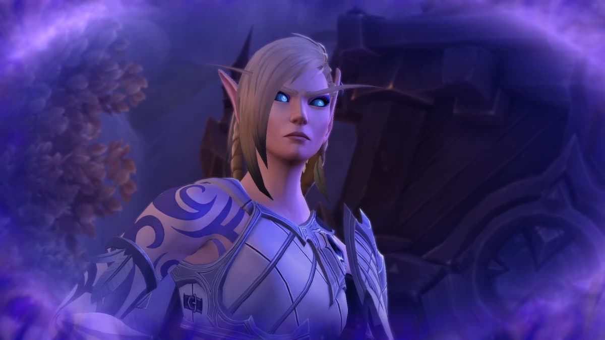 Alleria speaking with Xal'atath in a cutscene WoW The War Within