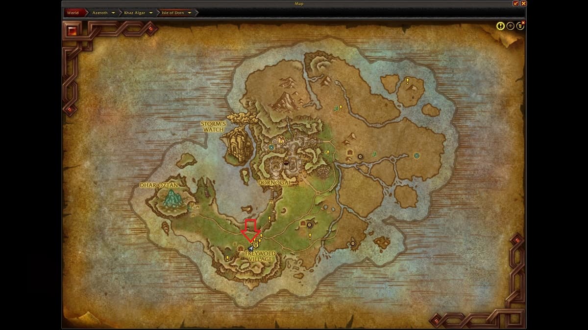 Initial location of the dalaran sewer turtle in WoW War Within