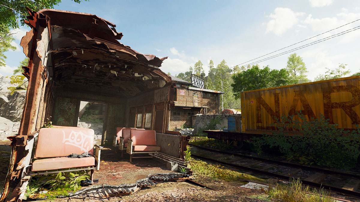 A view of the Black Ops 6 map Derelict