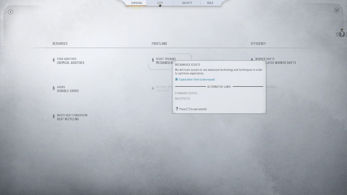 Best Laws to Get Early On in Frostpunk 2