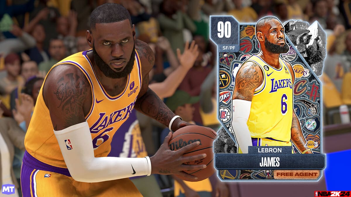 LeBron James official 2K artwork