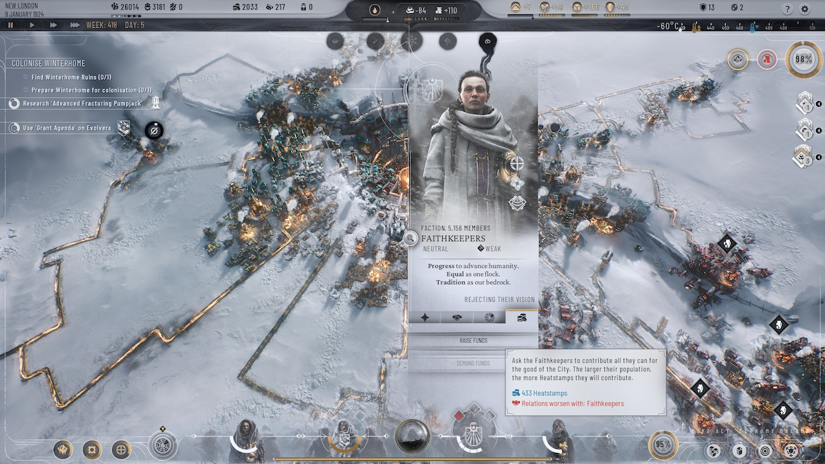 How to Get More Heatstamps in Frostpunk 2