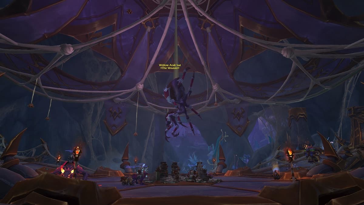 The Weaver in the Weaver's Lair in WoW The War Within