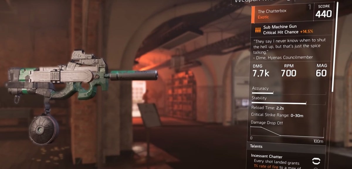 How to Get the Chatterbox SMG in The Division 2 GameSkinny