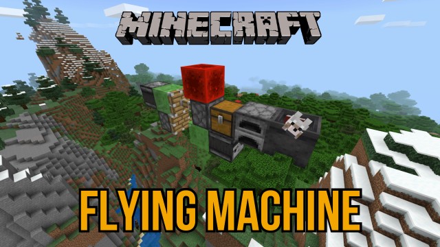 Minecraft: How to Build a Flying Machine Cheap and Easy – GameSkinny