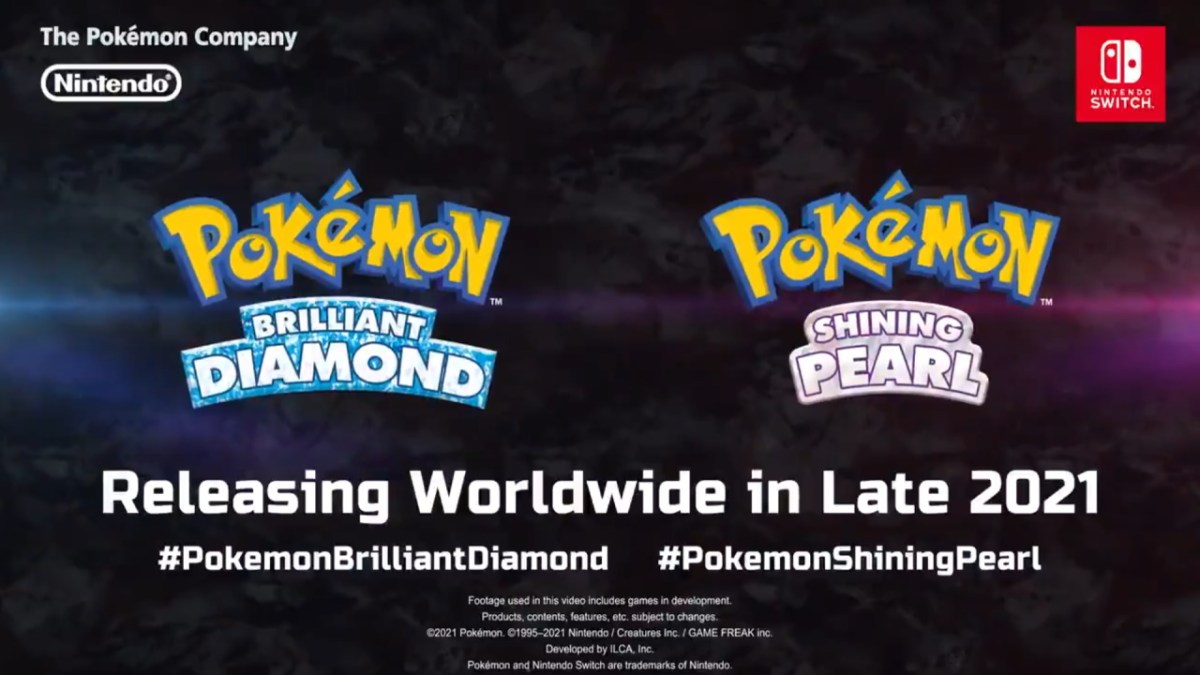 Pokemon Gen IV Remakes Brilliant Diamond and Shining Pearl Are Coming