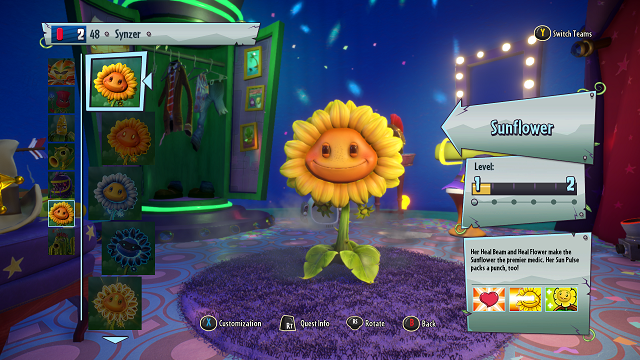 Plants vs Zombies Garden Warfare 2 Sunflower Class Guide - GameSkinny